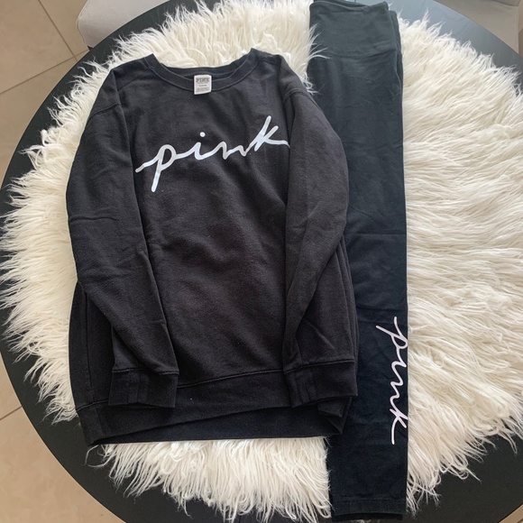 PINK Crew Sweater and Leggings Set - Picture 3 of 3